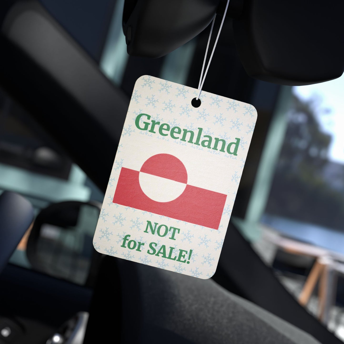 Greenland: NOT for SALE! Original Car Air Freshener, by TokyoBill