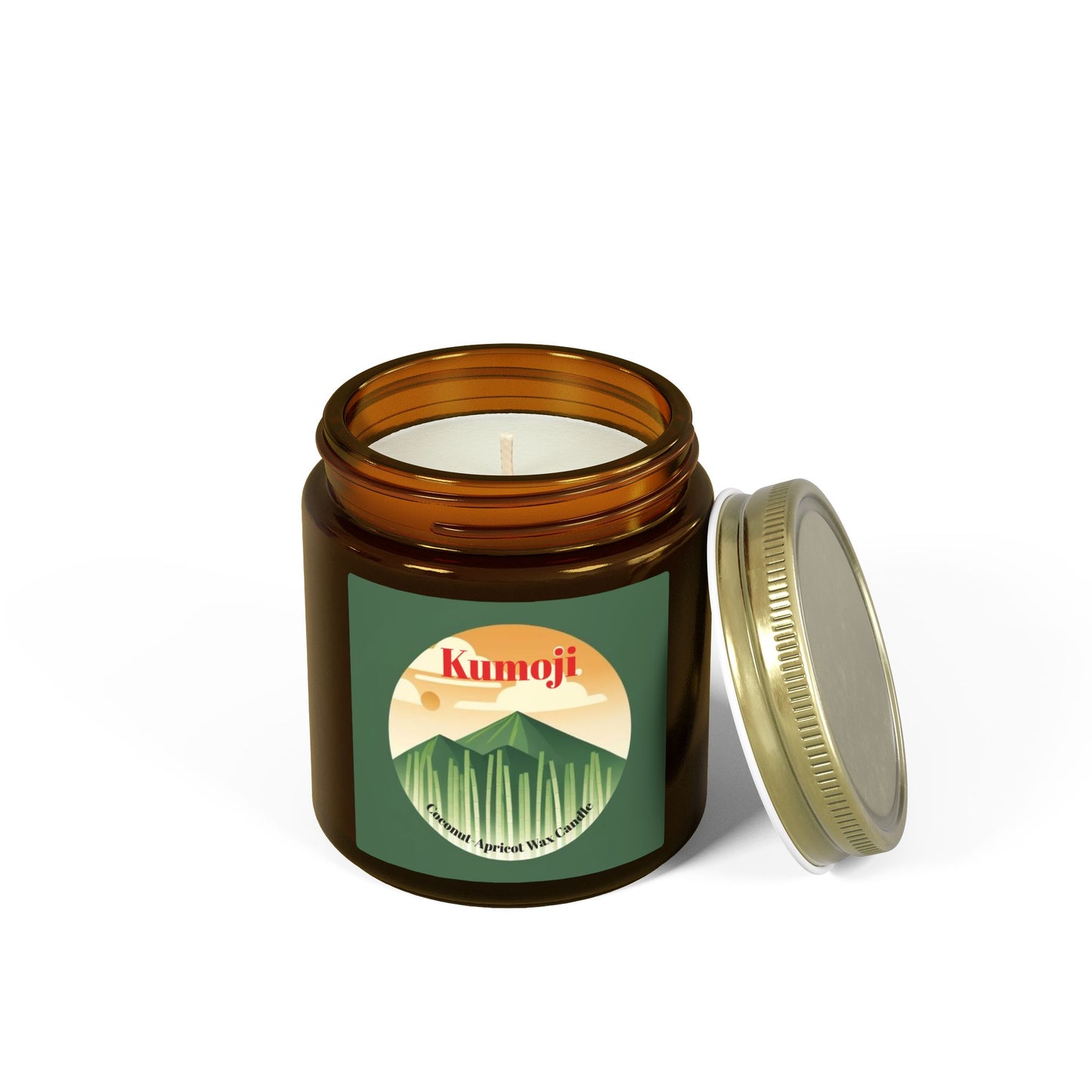 Kumoji Scented/Unscented Candles | Coconut Apricot Wax | Hand-Poured USA | 4oz