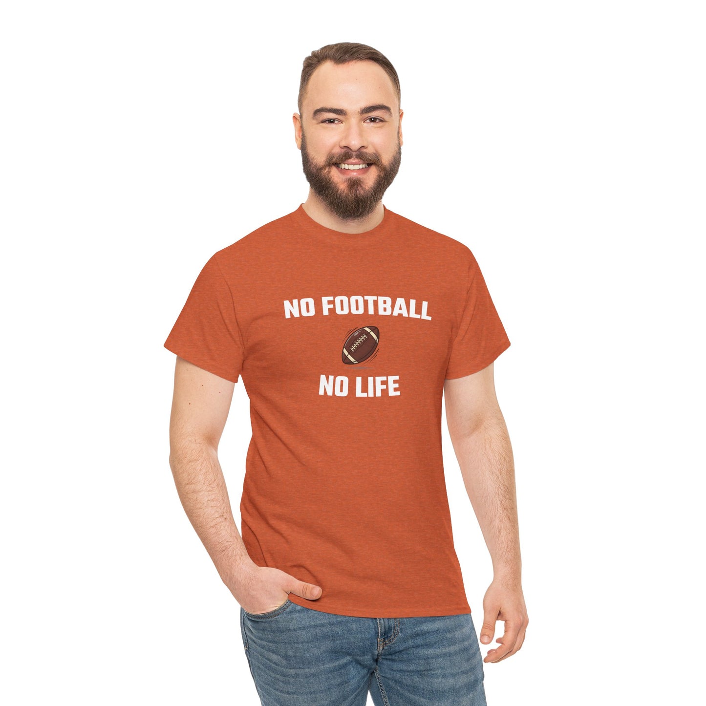 No Football No Life tee | Funny sports T-shirt