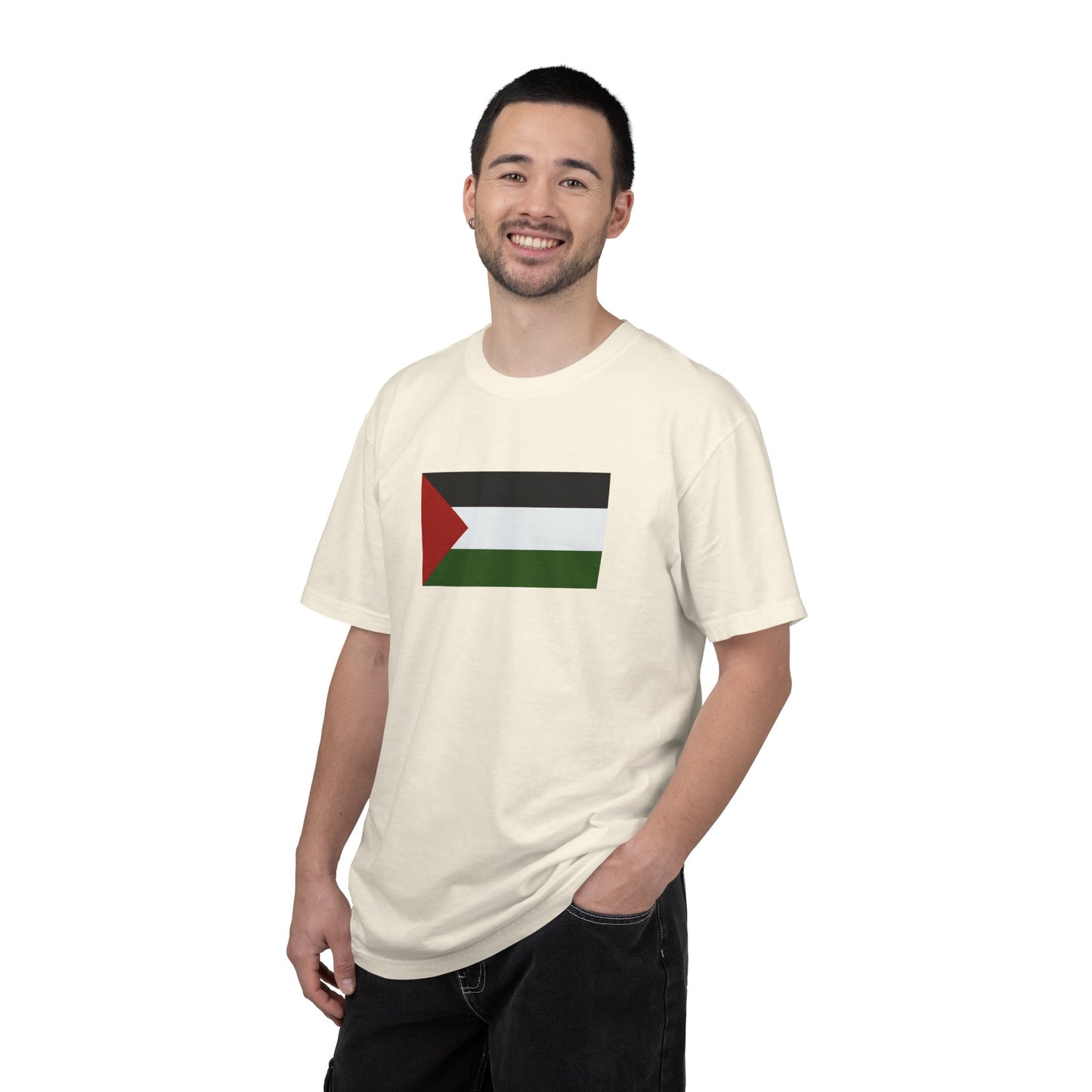Palestinian Flag, Unisex Garment-Dyed T-shirt, Palestine Freedom Tee by TokyoBill