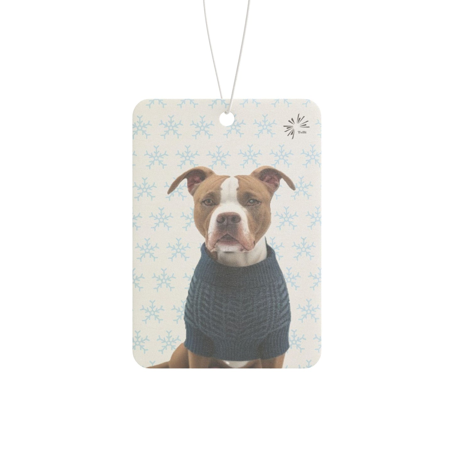 Sweater Dog Car Air Freshener | Cute Pit Bull Car Décor by TokyoBill