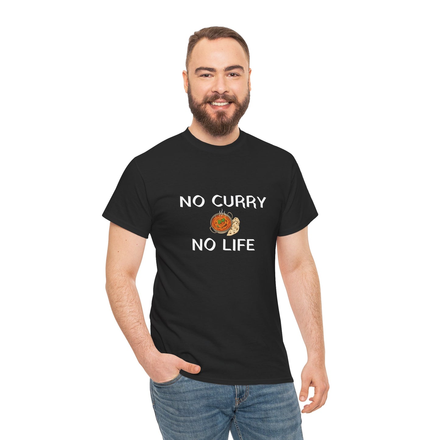 No Curry No Life tee | Funny food T-shirt