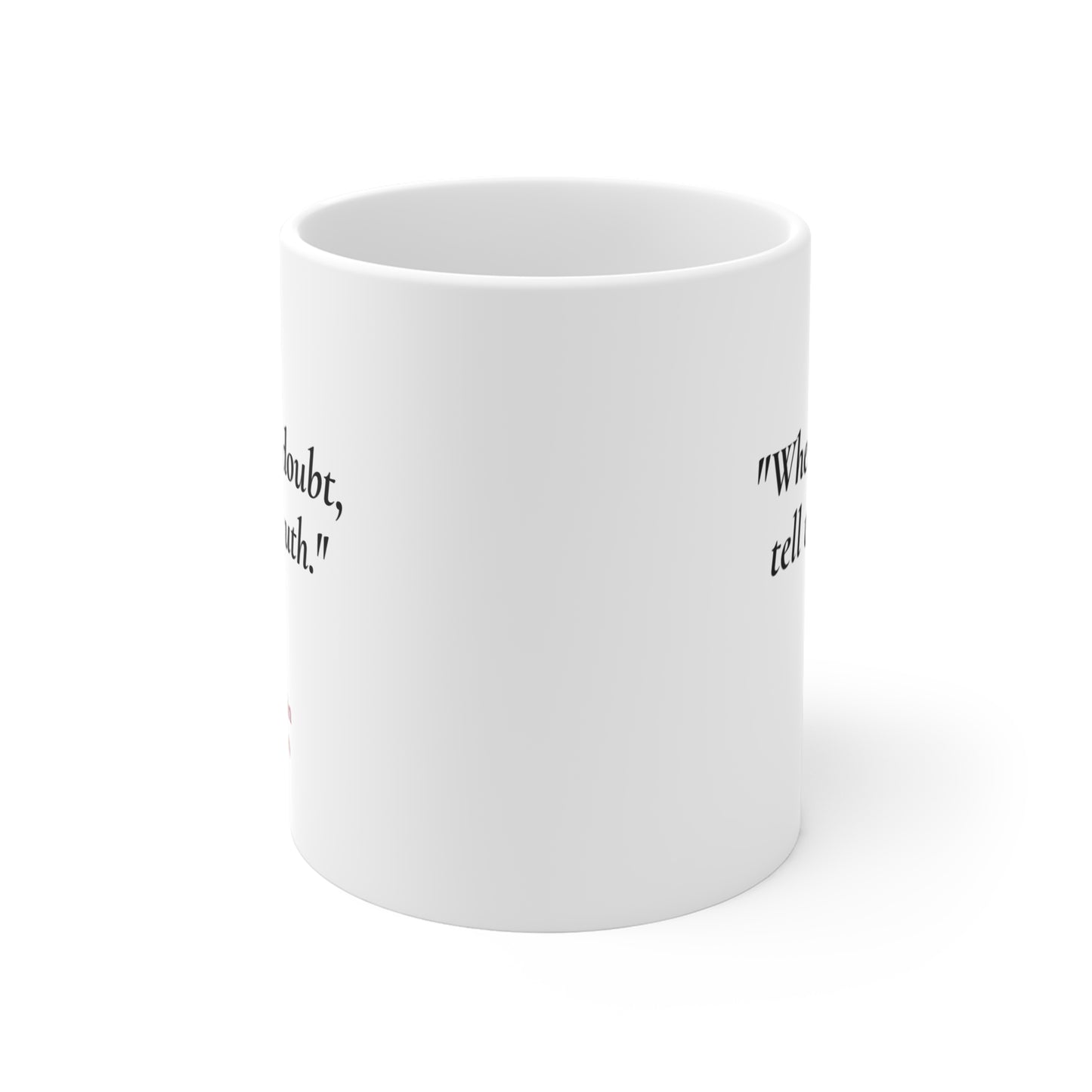 Mark Twain Quote Coffee Mug | American Humor Gift | 11oz Ceramic Mug