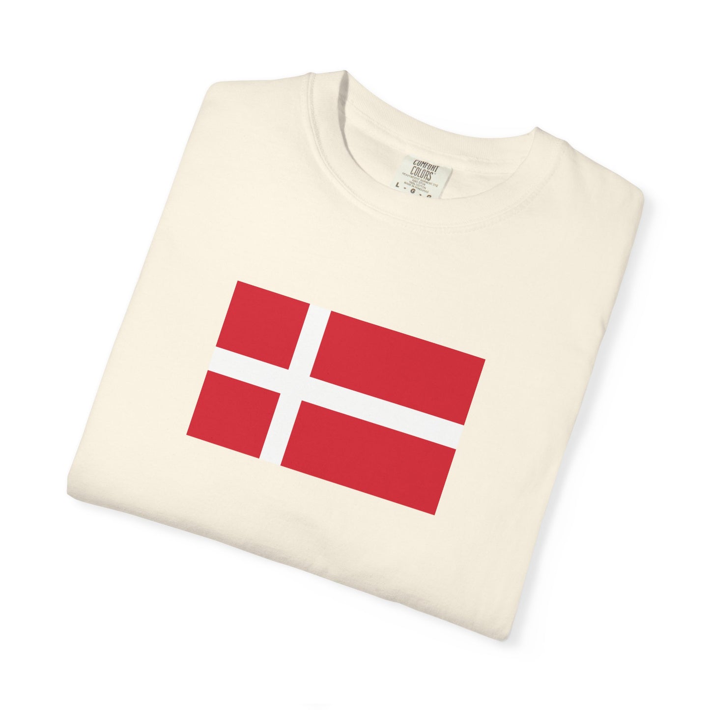 Denmark's Flag, Unisex Garment-Dyed T-shirt, Freedom Tee by TokyoBill