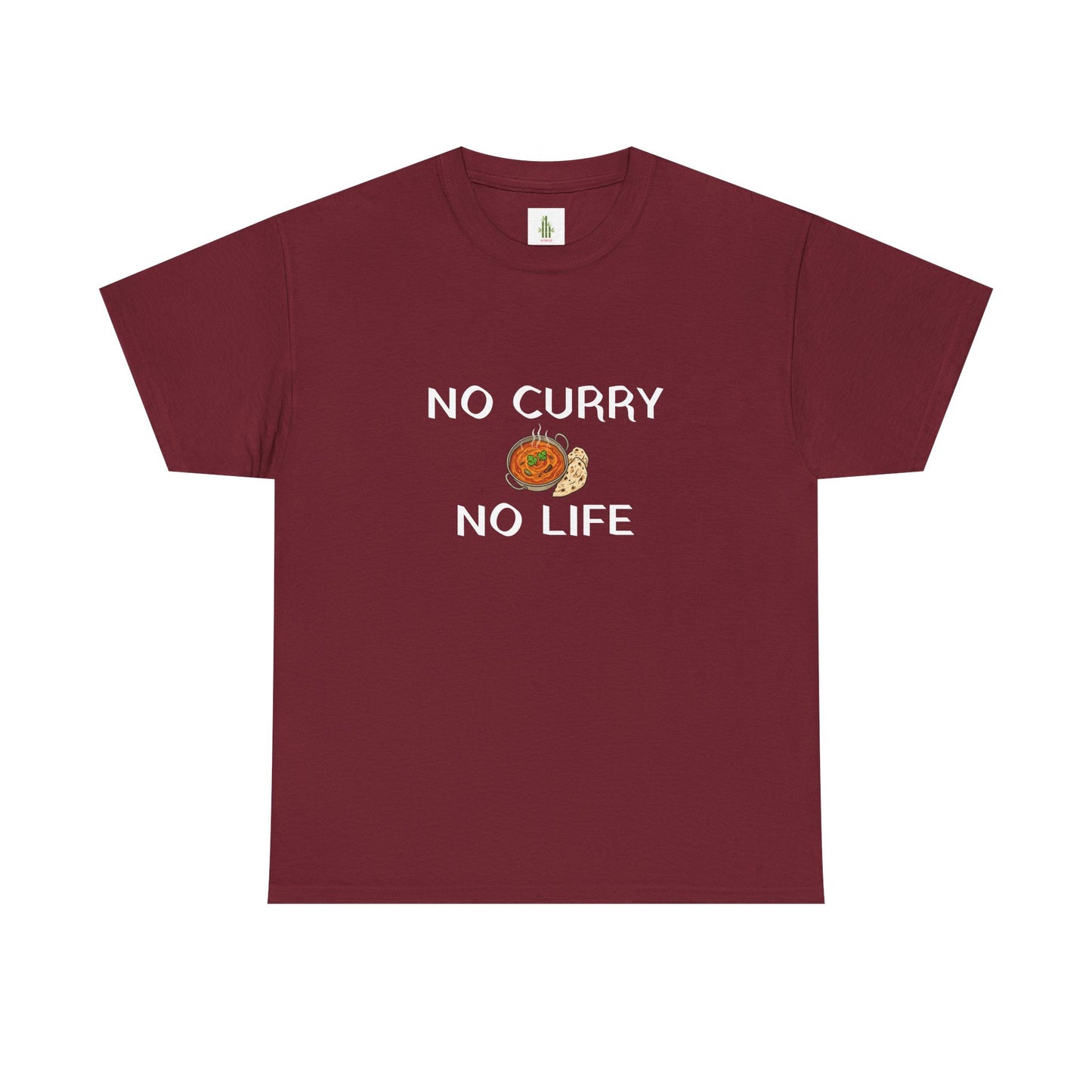 No Curry No Life tee | Funny food T-shirt