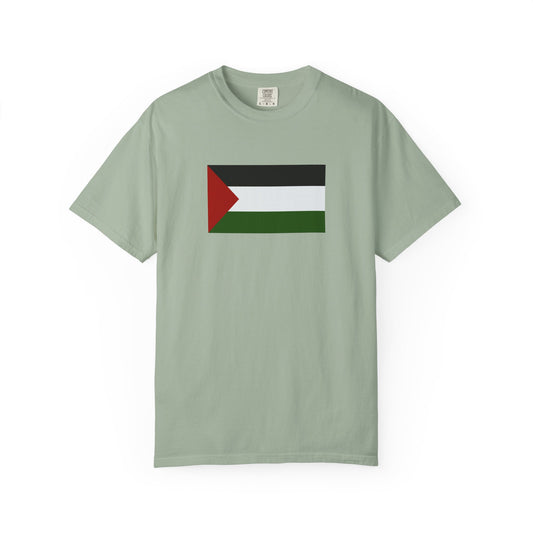 Palestinian Flag, Unisex Garment-Dyed T-shirt, Palestine Freedom Tee by TokyoBill