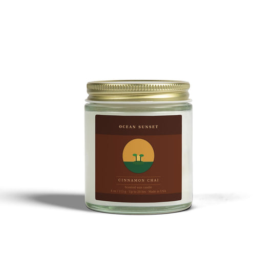 Ocean Sunset | Cinnamon Chai Scented Candle | Hand-Poured in USA