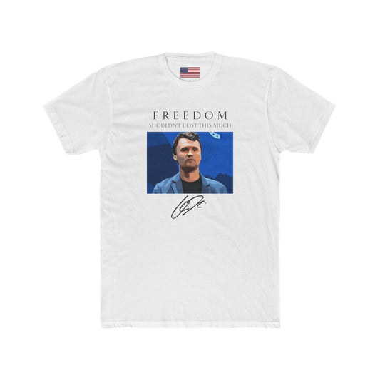 Charlie Kirk USA Unisex Cotton Crew Tee by TokyoBill