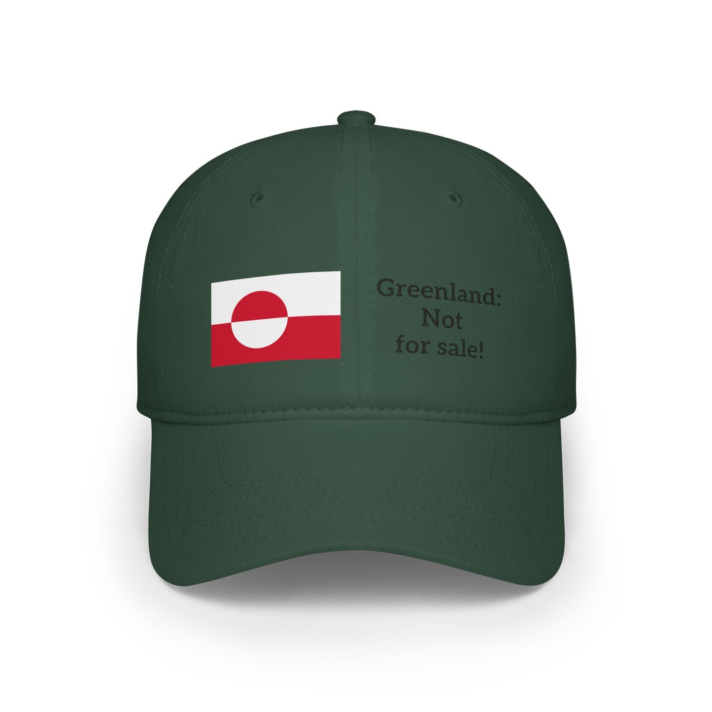 Greenland: Not for sale!  -- Original Low Baseball Cap, by TokyoBill