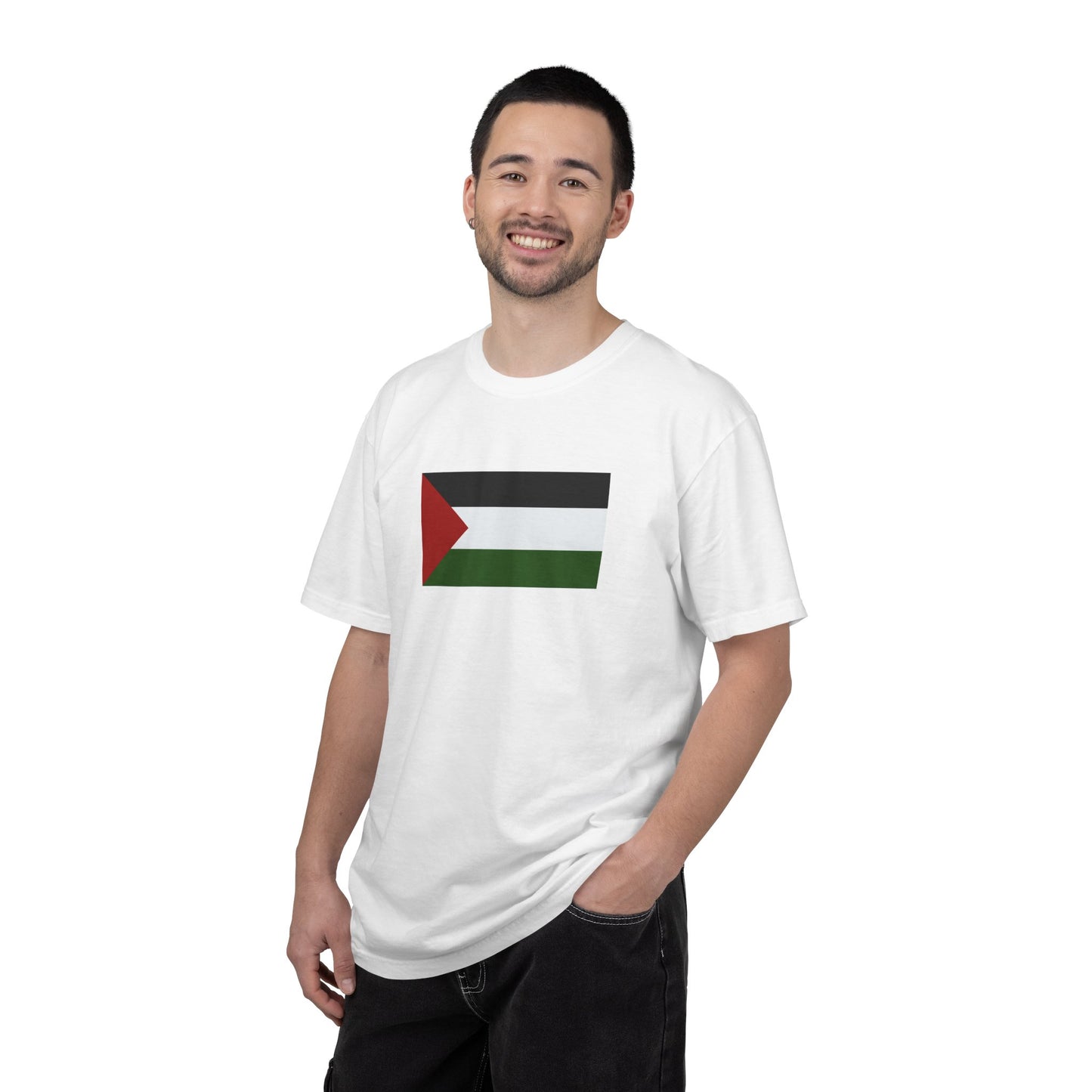 Palestinian Flag, Unisex Garment-Dyed T-shirt, Palestine Freedom Tee by TokyoBill