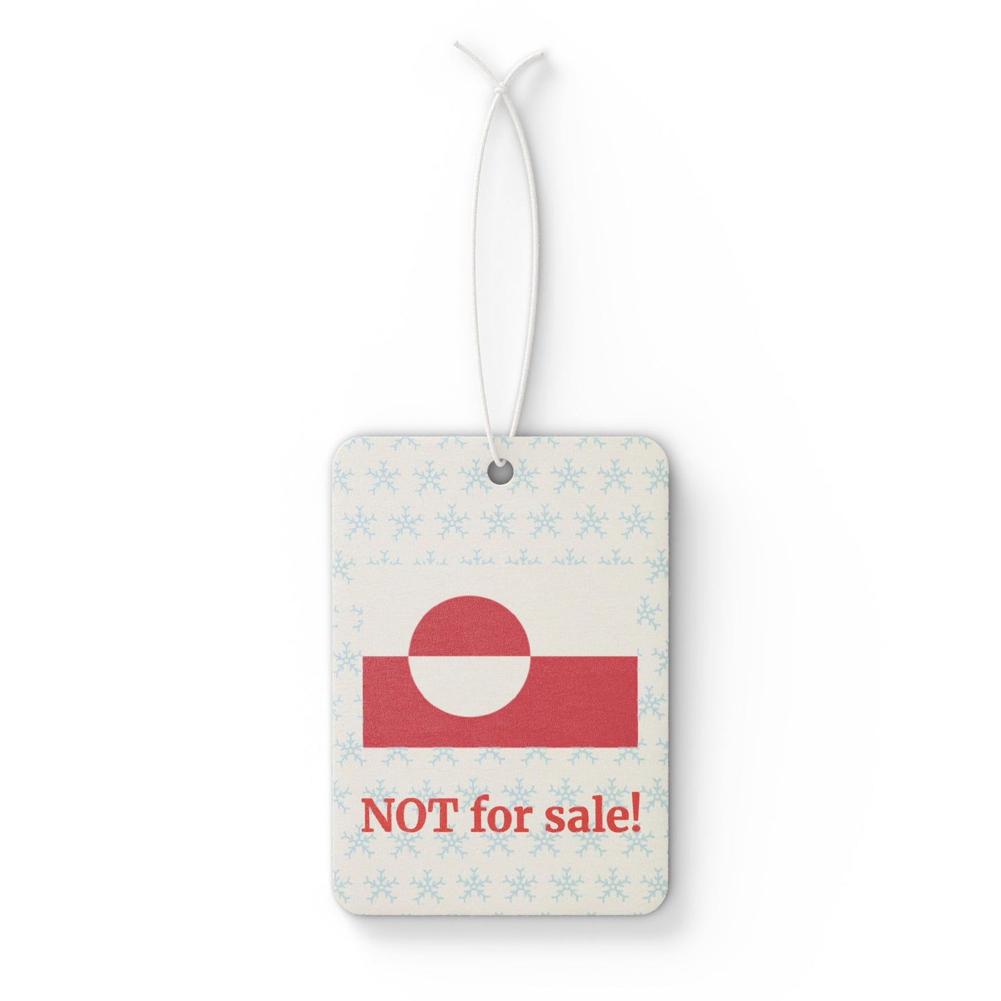 NOT for sale! - Original Greenland Flag Air Freshener, by TokyoBill