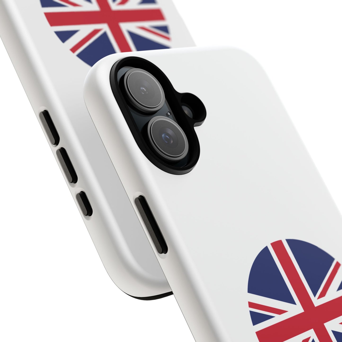 Circular UK Flag iPhone Case (Tough Case model series 16) by TokyoBill