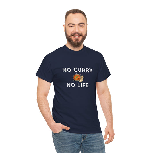 No Curry No Life tee | Funny food T-shirt