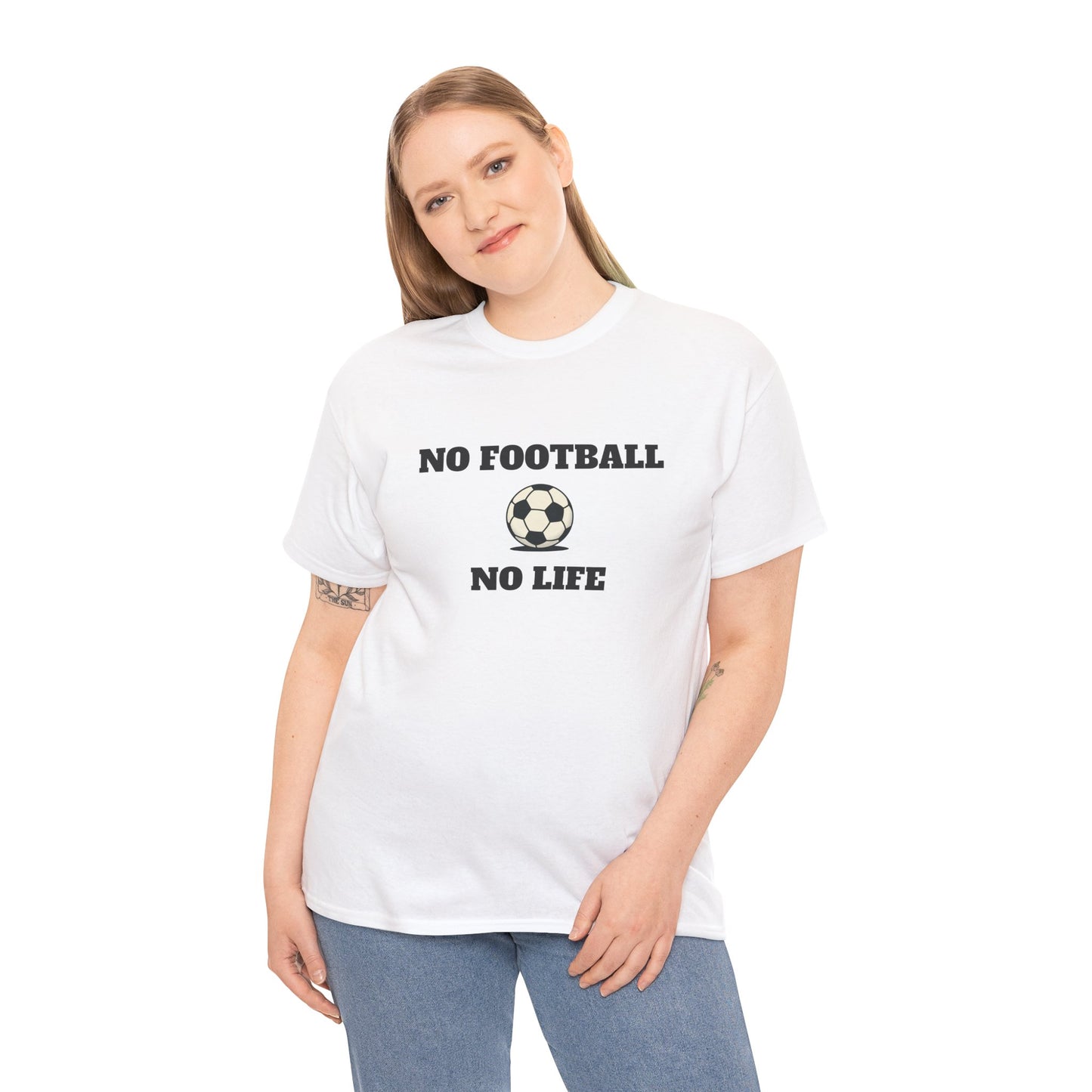 No Football No Life tee | Funny sports T-shirt