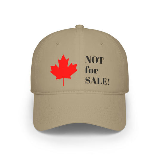 Canada: NOT for SALE! -- Original Low Baseball Cap by TokyoBill