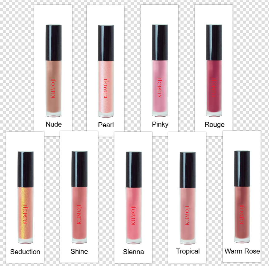 Kumoji Lip Gloss (Pearl Shown in Image) | High-Shine Full-Lip Effect | 21 Shades | Shimmer & Natural Finish | Vegan